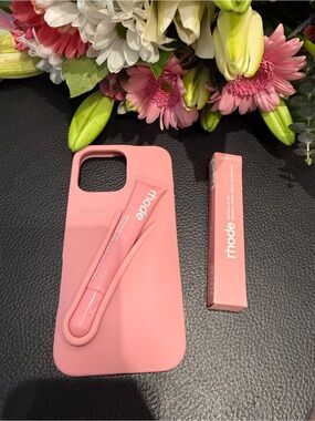 Brand New Rhode phone case + lip gloss / IPhone 16 Pro Max (Ribbon)
